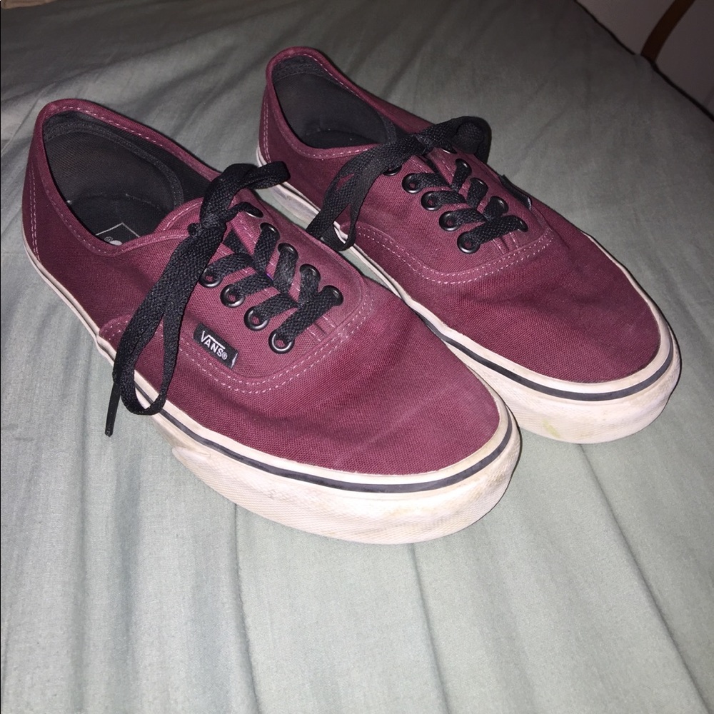 Maroon Vans