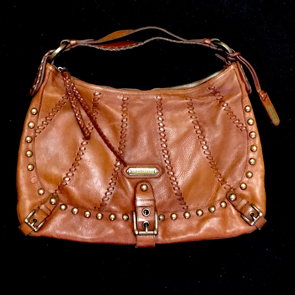 💥SALE💥Isabella Fiore Brown Leather Hobo Bag