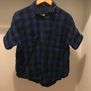 Madewell plaid currier