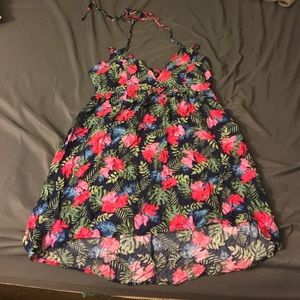 Floral halter sundress
