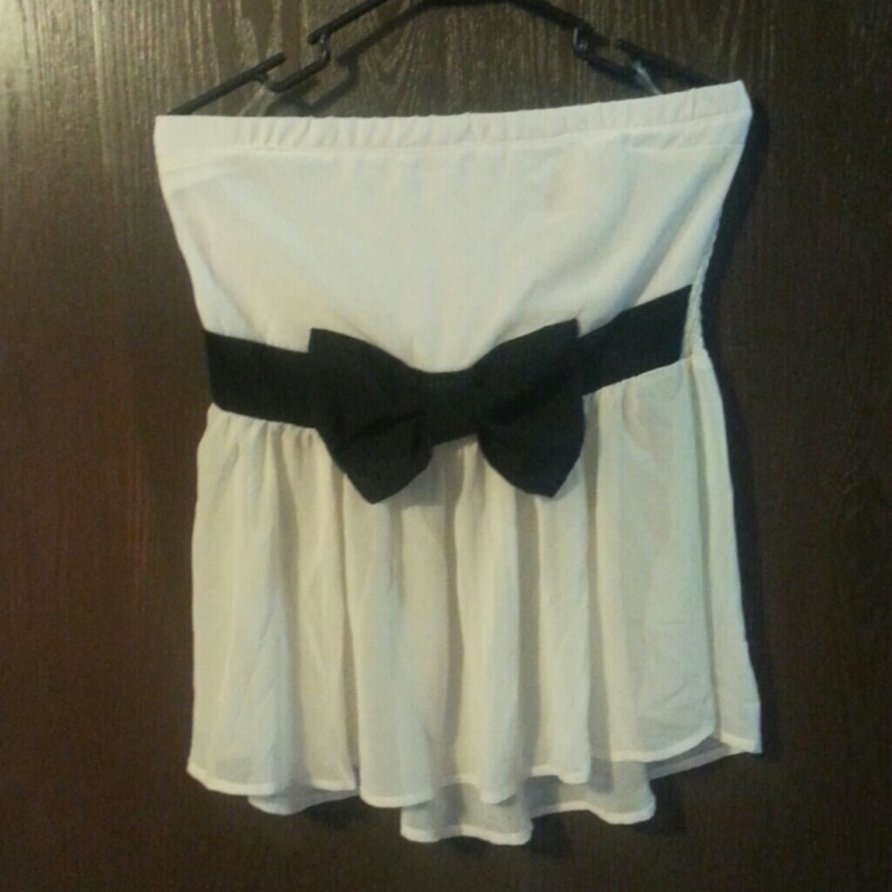 Strapless shirt