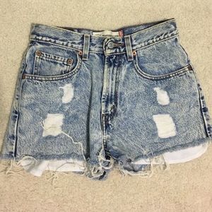 Cut off jean shorts