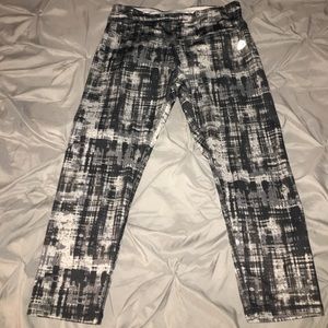 Black & Gray workout capris