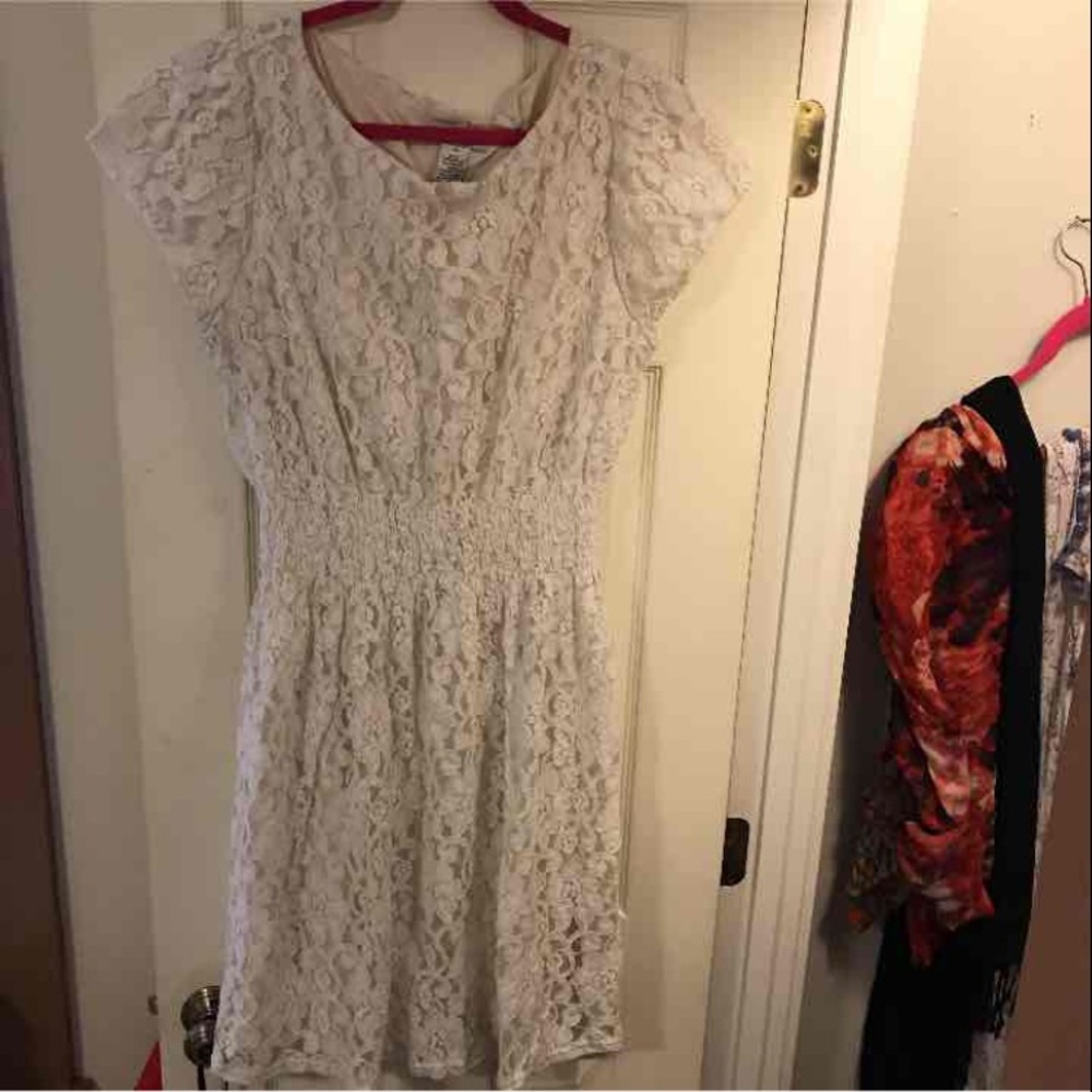 Plus Size Lace Skater Dress