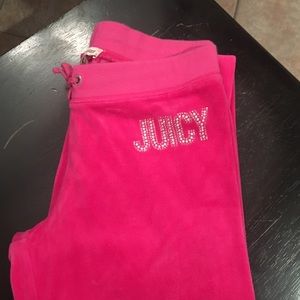 Juicy velour sweat pants.