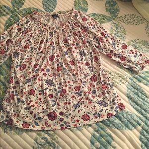 Chaps 3/4 Sleeve Blouse