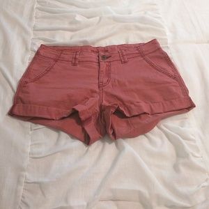 Maurices Light Burgendy Shorts