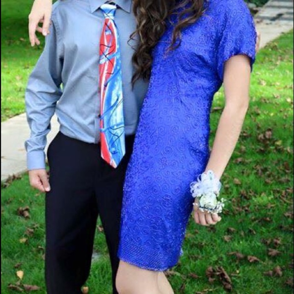 Throwback dress purple