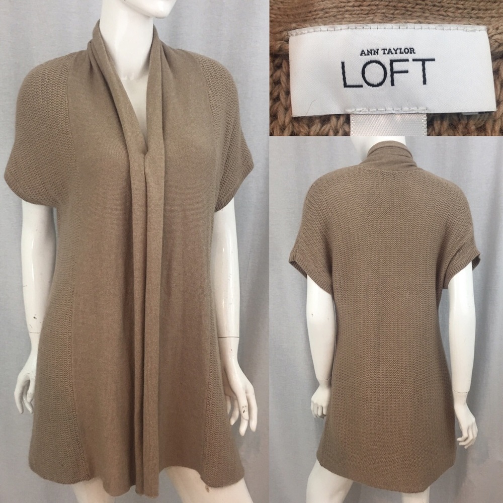 SOLD 🌳Small LOFT No Close Long Sweater Cardigan - Picture 7 of 7
