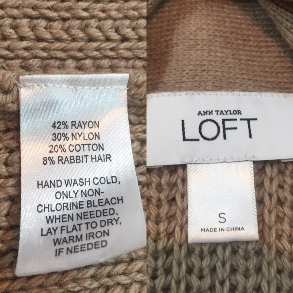 SOLD 🌳Small LOFT No Close Long Sweater Cardigan - Picture 3 of 7