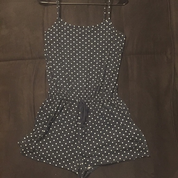 Cotton On Other - An adorable Navy blue &white polka dot romper⚪️🔵