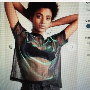 NWT urban outfitters mesh tee