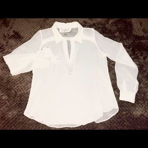 White Sheer Blouse💥