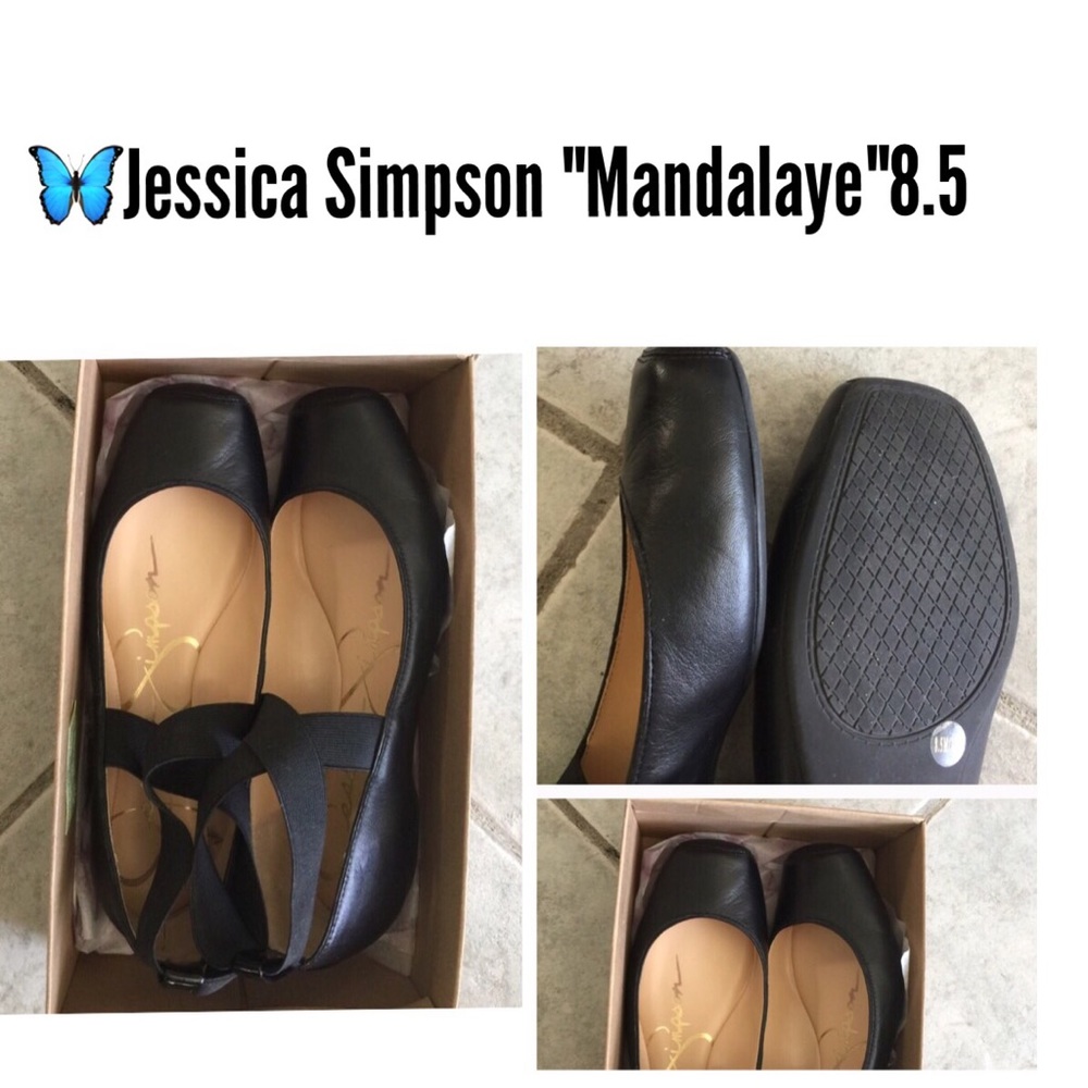 😃Pre owned Jessica Simpson "Mandalaye" flats 8.5!