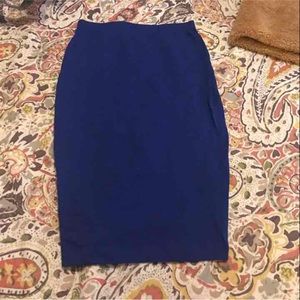 Blue skirt