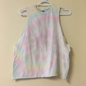 Tie dye tank rainbow