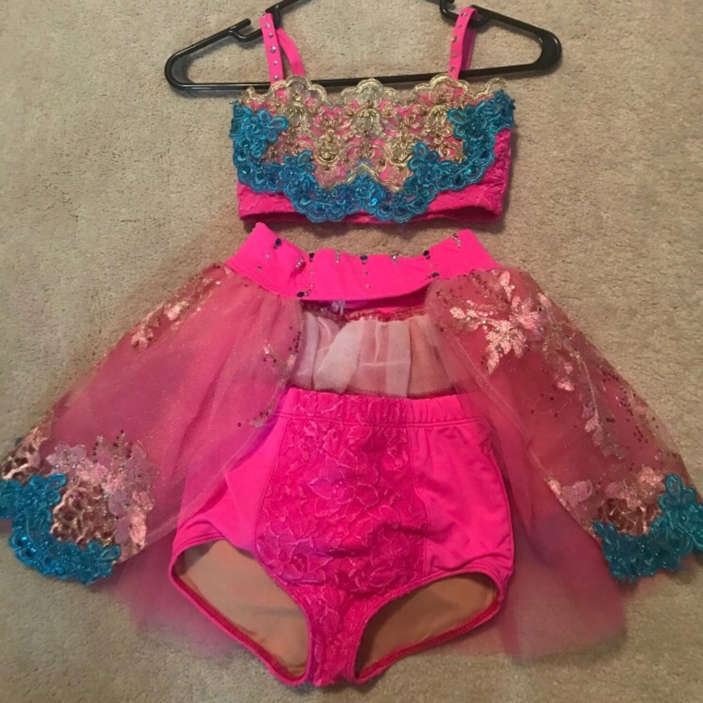 Girls Solo Dance Costume by "Triple Threat".