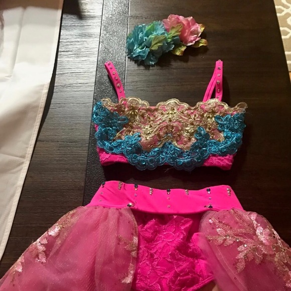 Girls Solo Dance Costume by "Triple Threat". - Picture 2 of 4