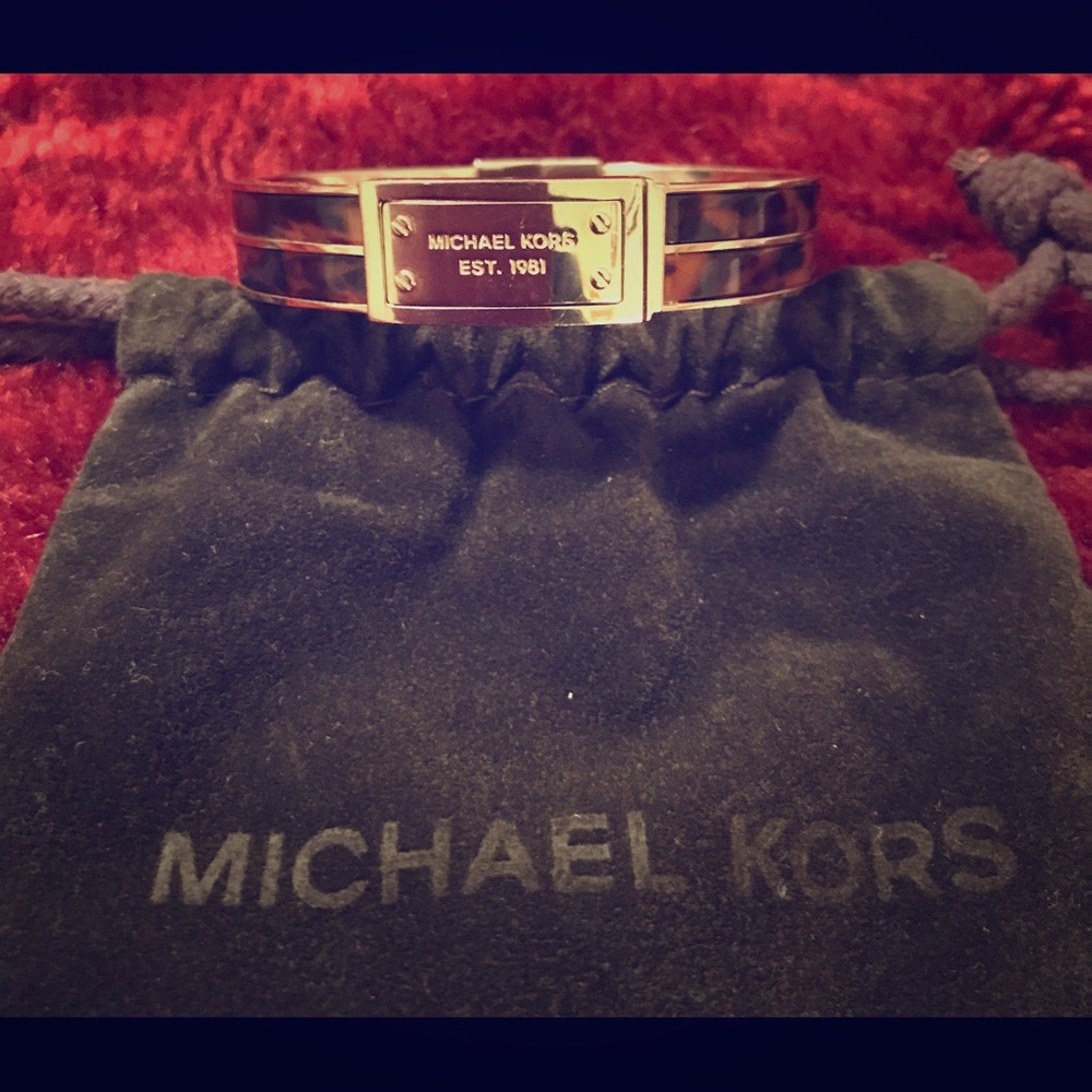 Michael Kors Tortoise @ Gold Bangle