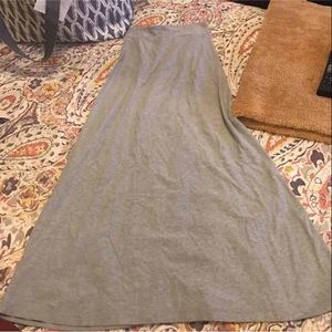 Grey maxi skirt