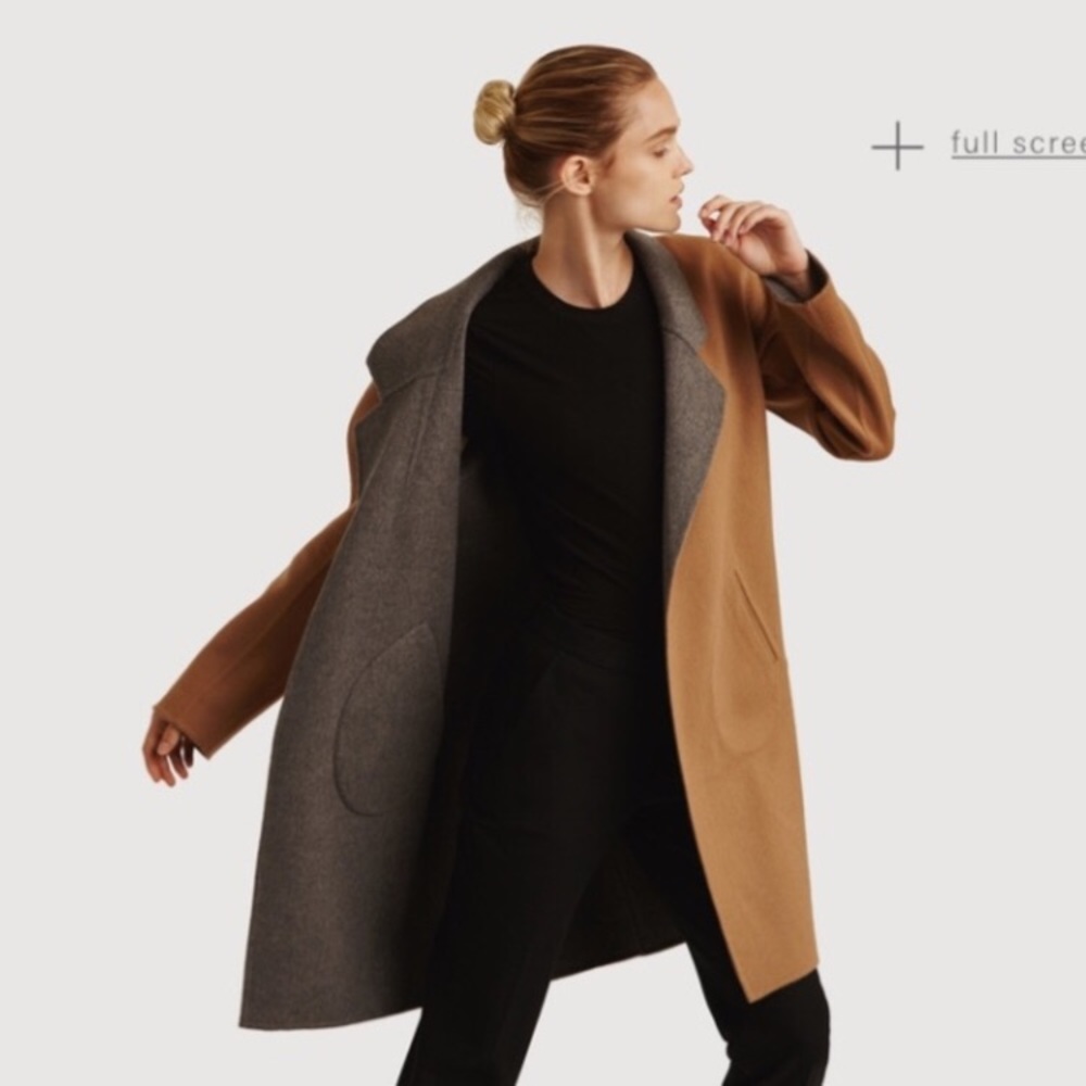 ISO kit and ace turn around reversible wool jacket