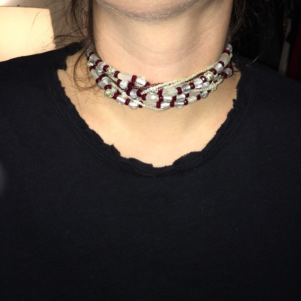 Beaded vintage choker