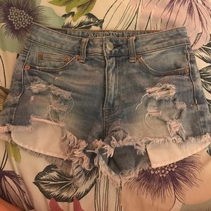 American Eagle High Rise Festival Shorts