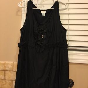 Fancy black sleeveless Motherhood Maternity dress