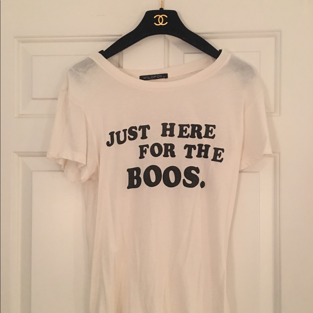 Wildfox Just here for the boos t shirt