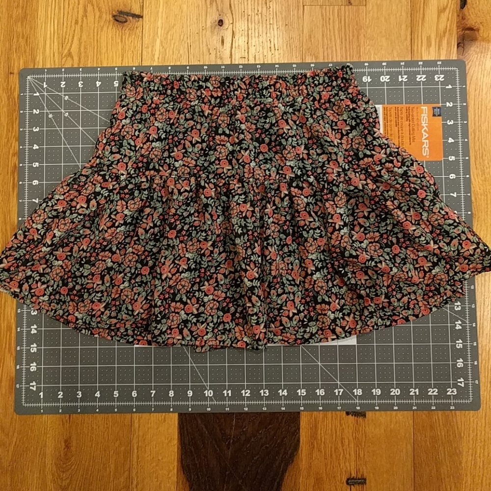 Floral Mini Skirt