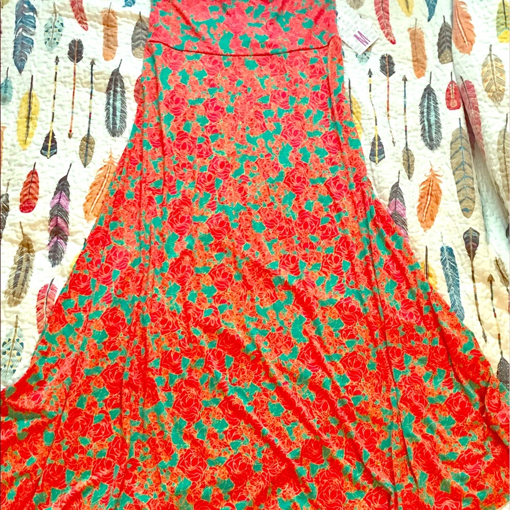 Lula roe Floral Maxi skirt