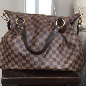 Louis Vuitton Damier Ebene Evora Satchel