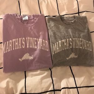 Two Martha's Vineyard t shirts