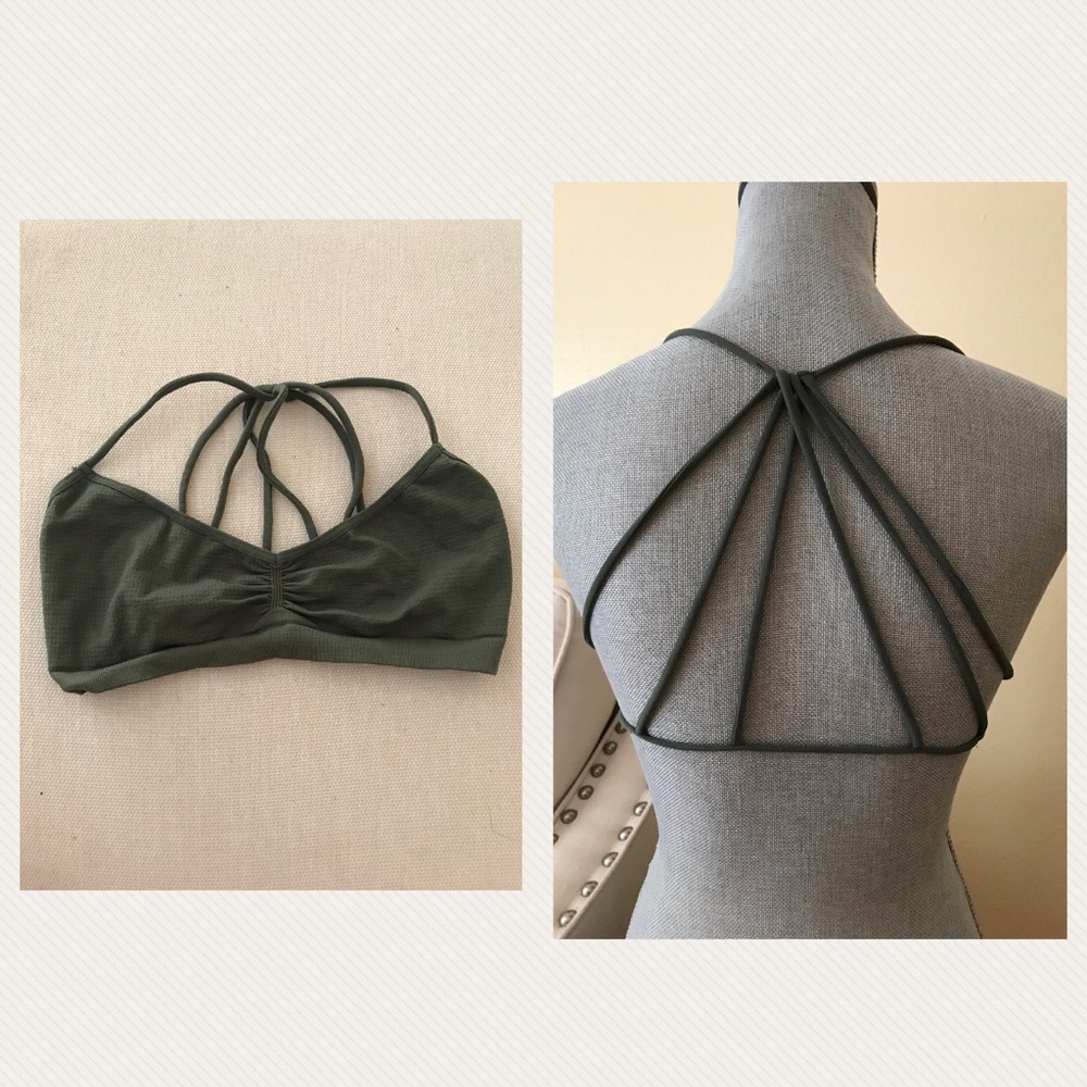 Freepeople strappy back bra