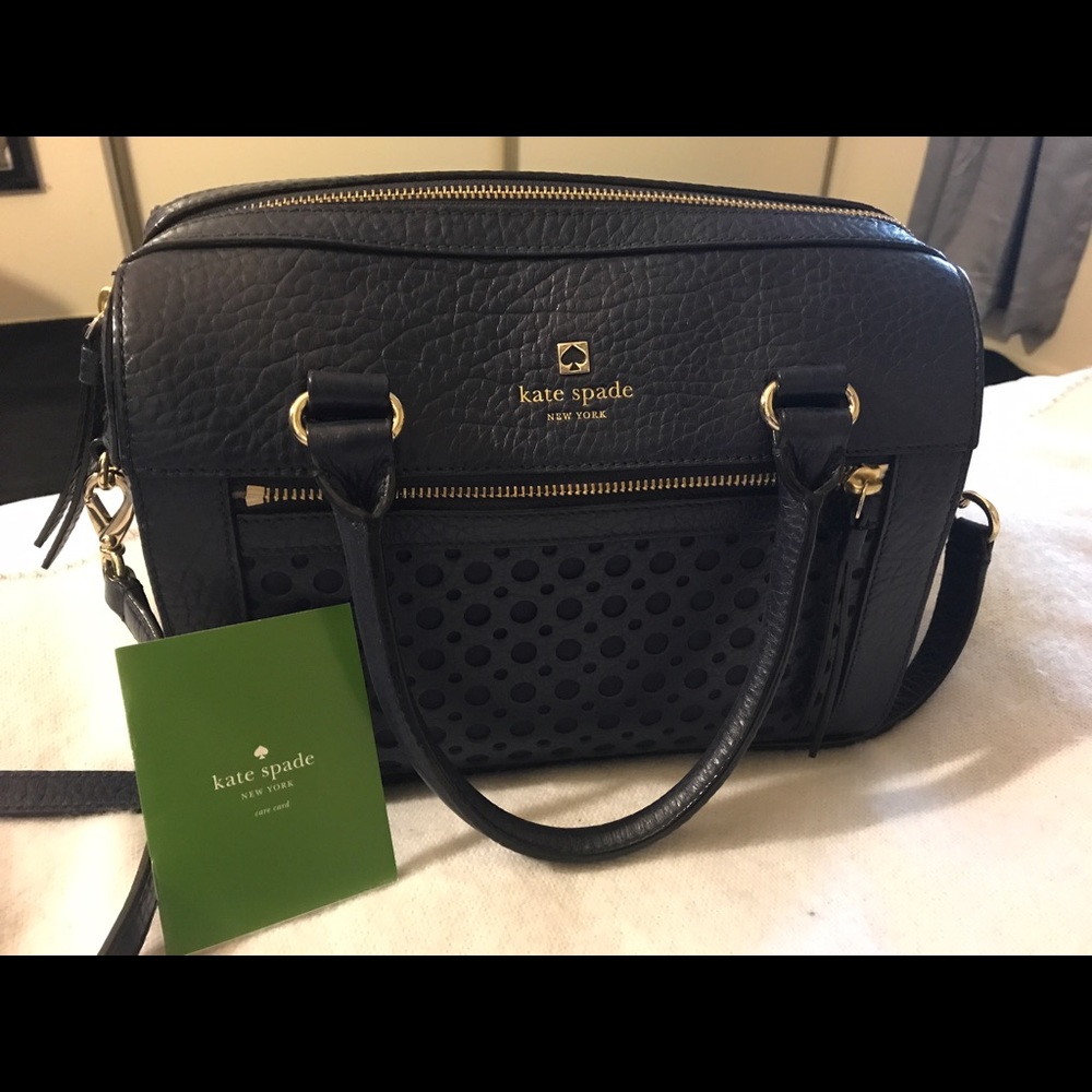 Navy blue cross body duffle