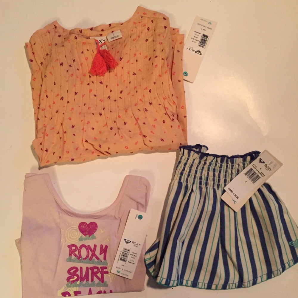 NWT Roxy girl bundle. Size 3