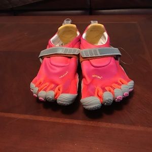 Running shoes! Run a little small!