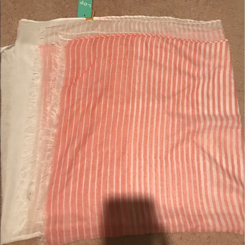 LOF ombré stripe scarf