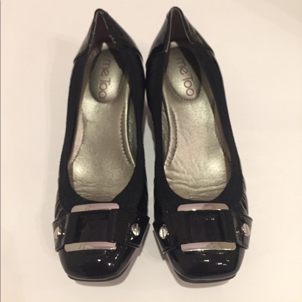 Me Too Black Patent Pumps