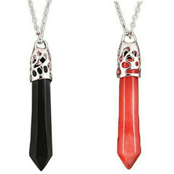 Gemstone rock pendent necklace - Picture 1 of 1