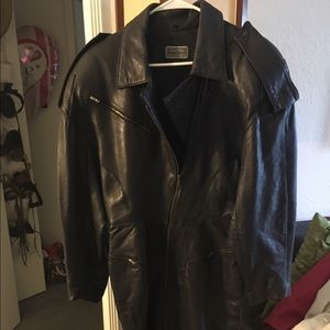 Vintage north beach leather dress