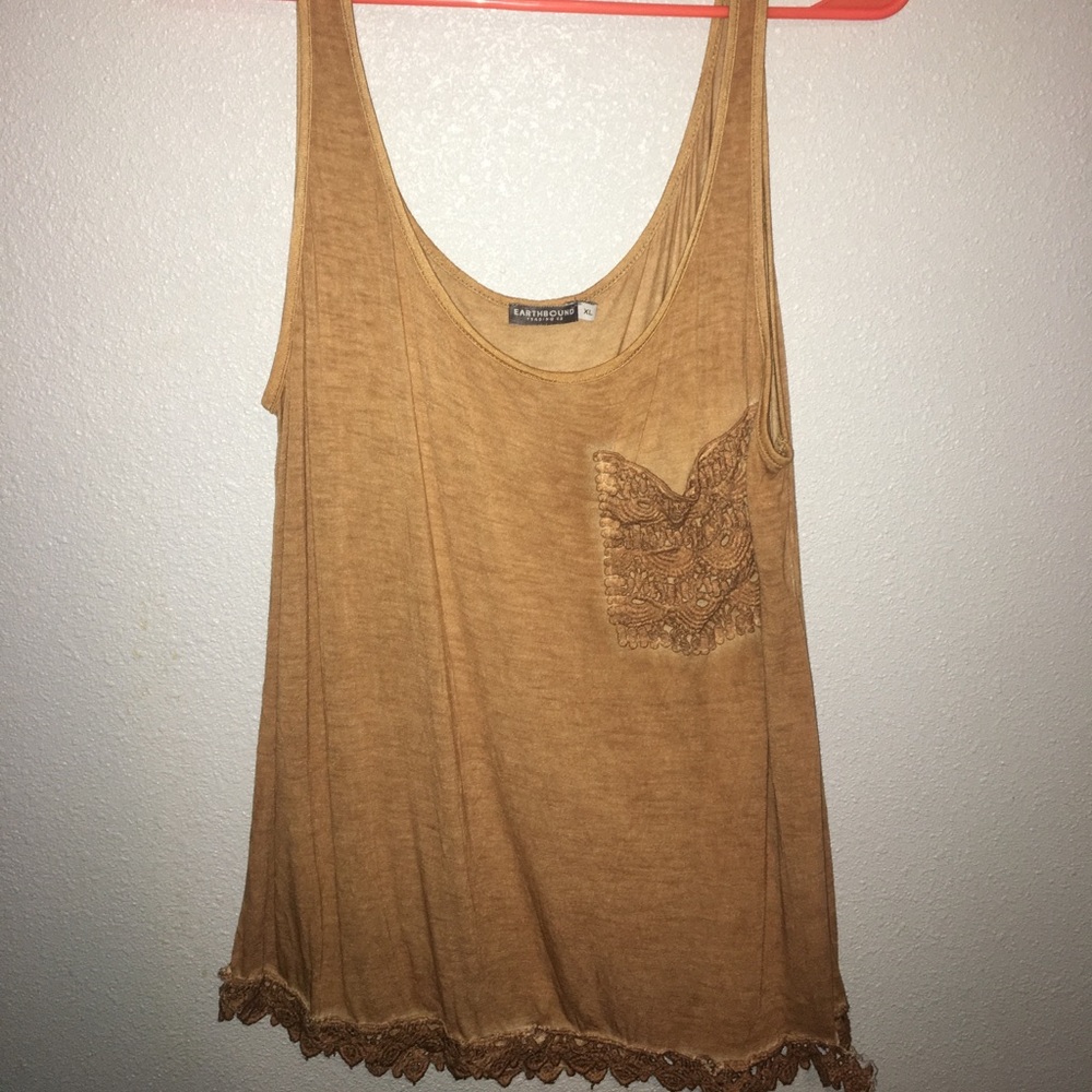 Tan Earthbound Tank Top