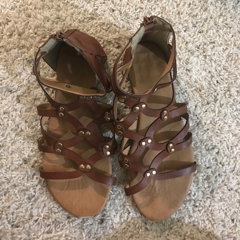 Tan sandals