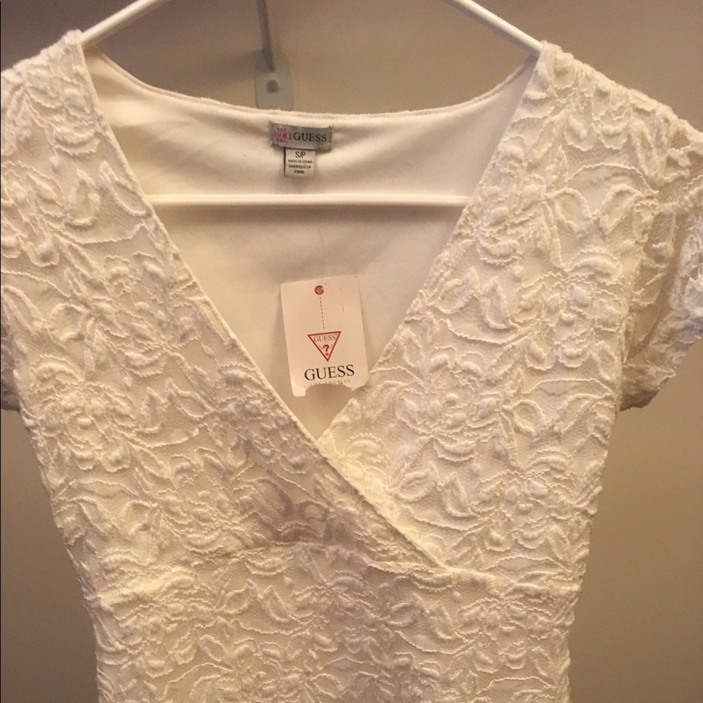 White lace top