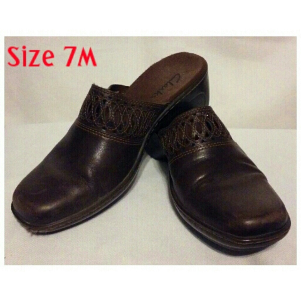 Clark's Mules Shoes Size 7M