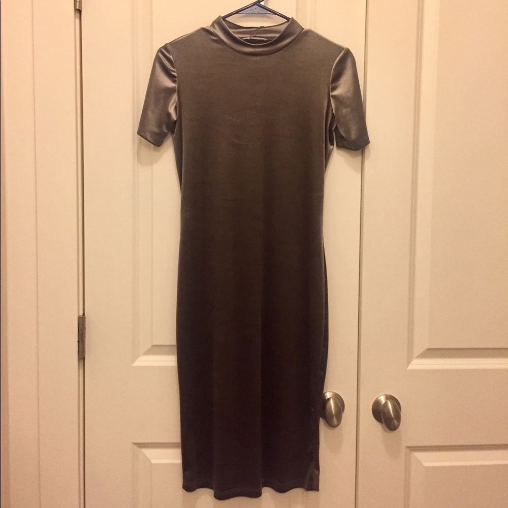 Velvet Bodycon Dress