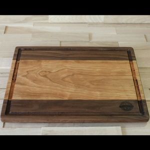 Handcrafted Walnut and Cherry Cutting Board