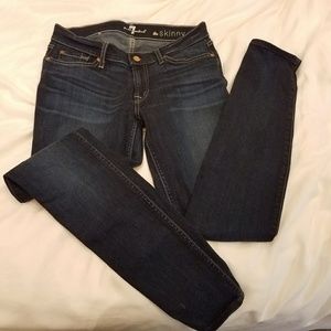 7 for all Mankind "the skinny" jeans