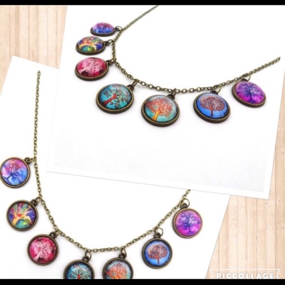 Tree of life statement necklace - Picture 4 of 4