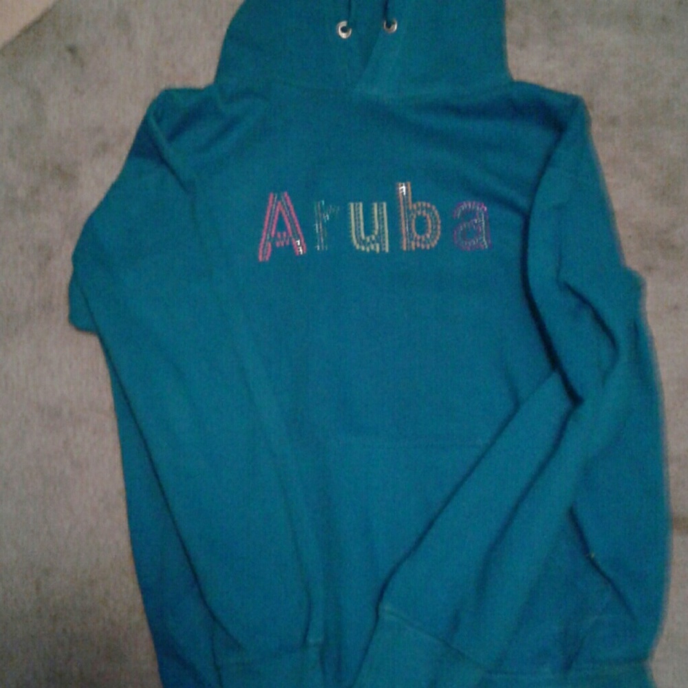 Turquoise Sweatshirt from Aruba.